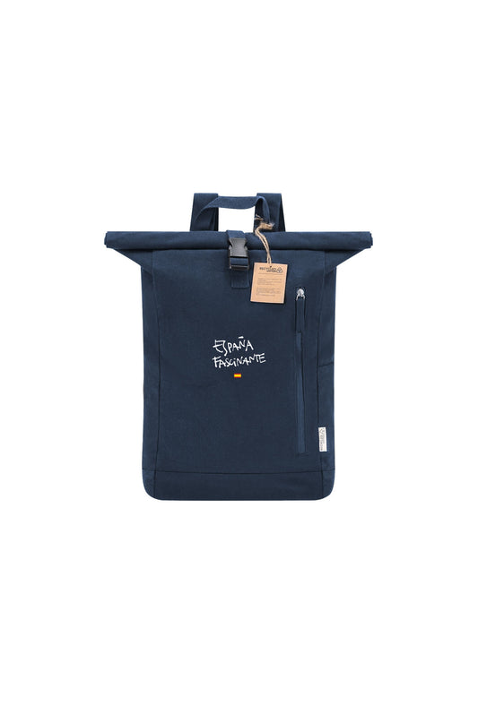 Mochila urbana azul