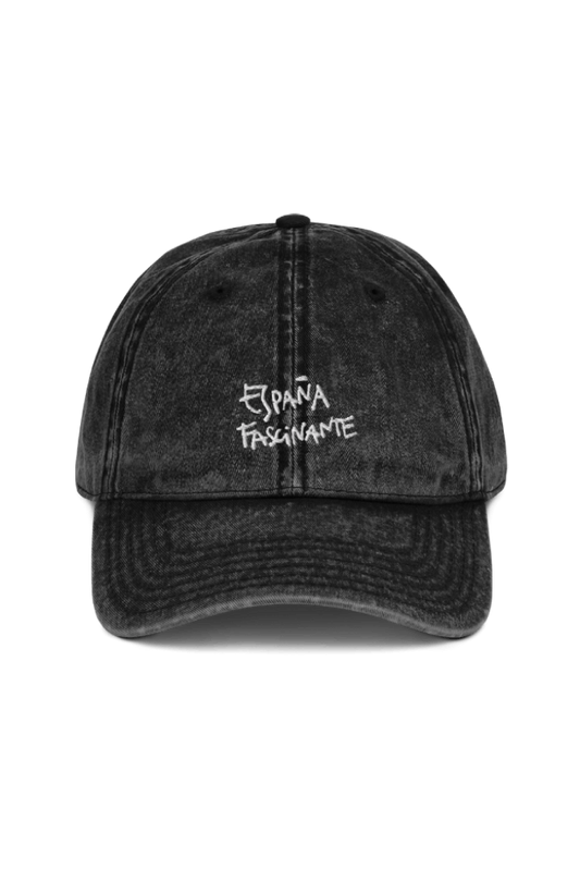 Gorra negra España Fascinante