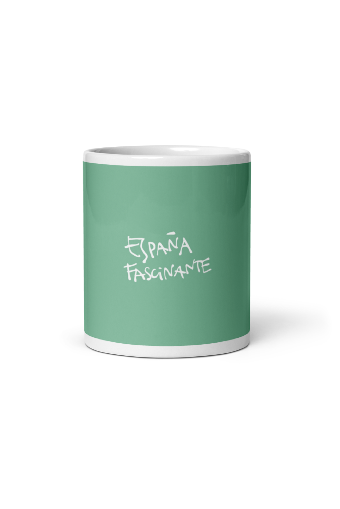 Taza verde cerámica España Fascinante