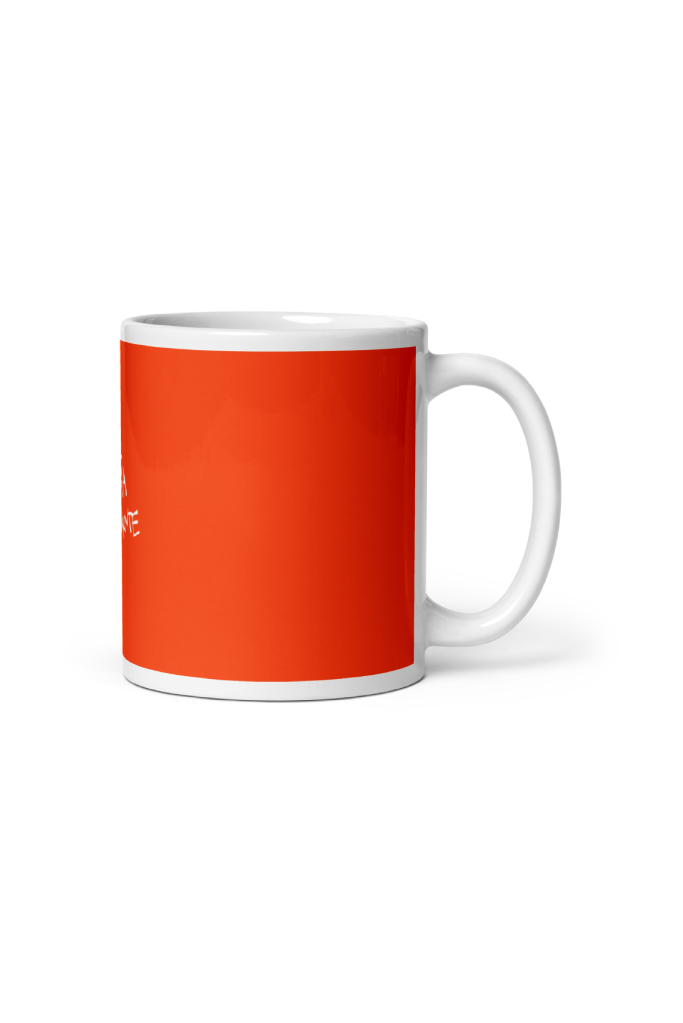 Taza rojo amapola