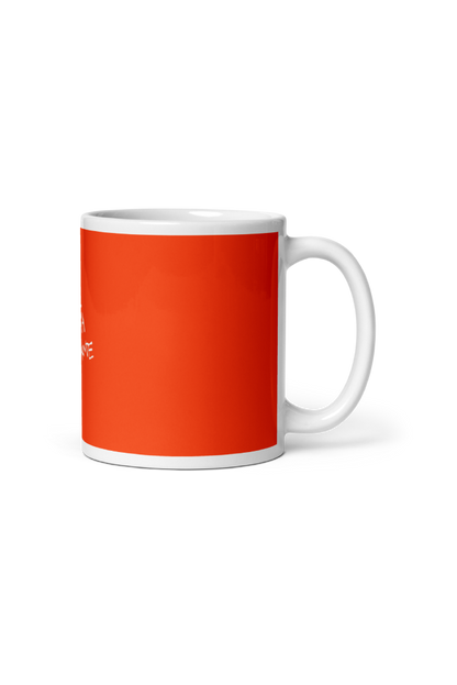 Taza rojo amapola